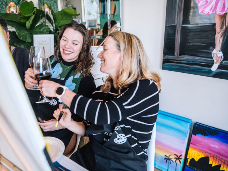 Unique Paint and Drink Experiences for Wine Lovers